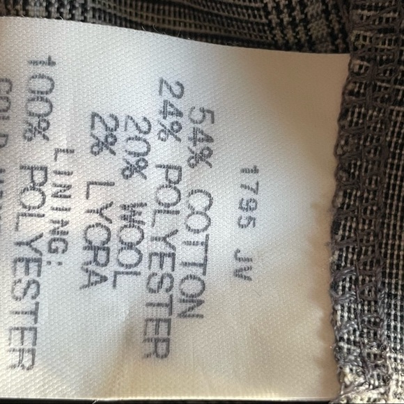 wool blend plaid pants size 14 - Picture 13 of 15